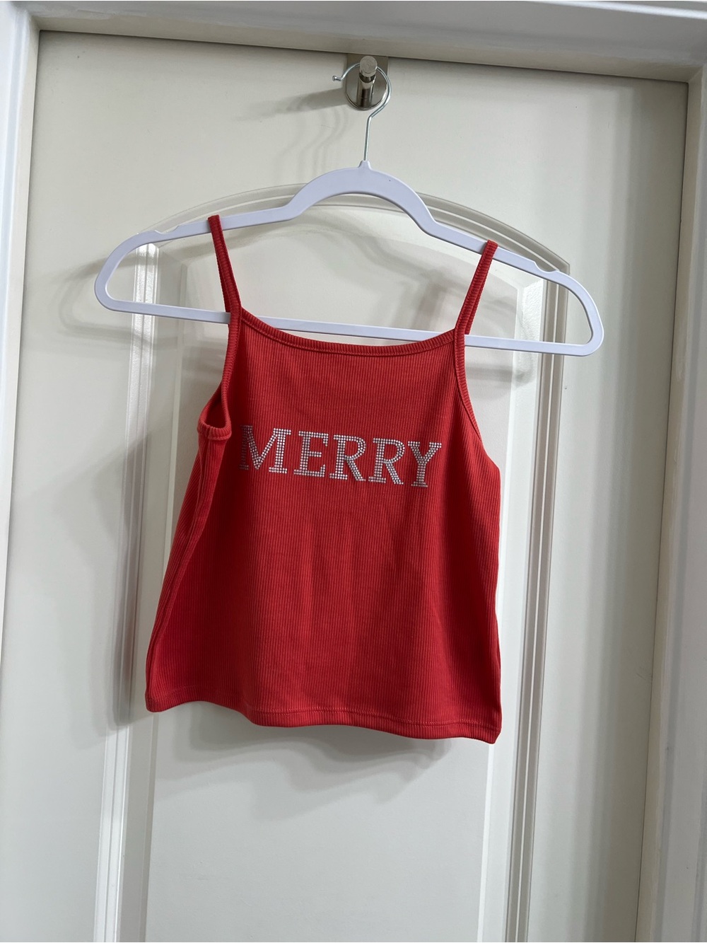 Red/orange MERRY Tank Top